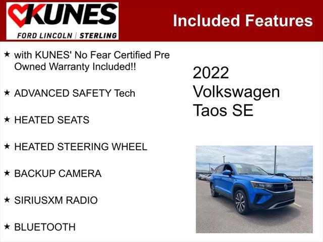 used 2022 Volkswagen Taos car, priced at $21,458
