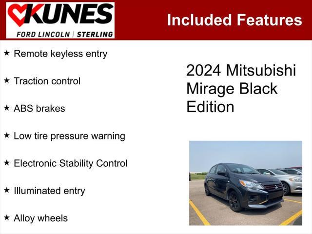 used 2024 Mitsubishi Mirage car, priced at $15,387