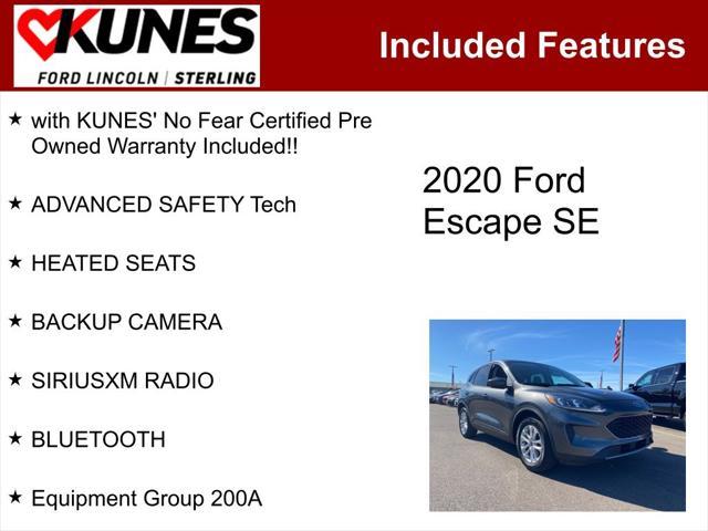 used 2020 Ford Escape car, priced at $15,592