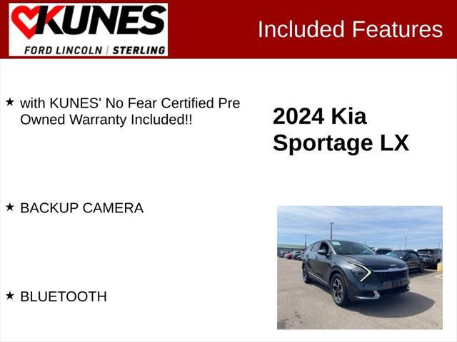 used 2024 Kia Sportage car, priced at $25,359
