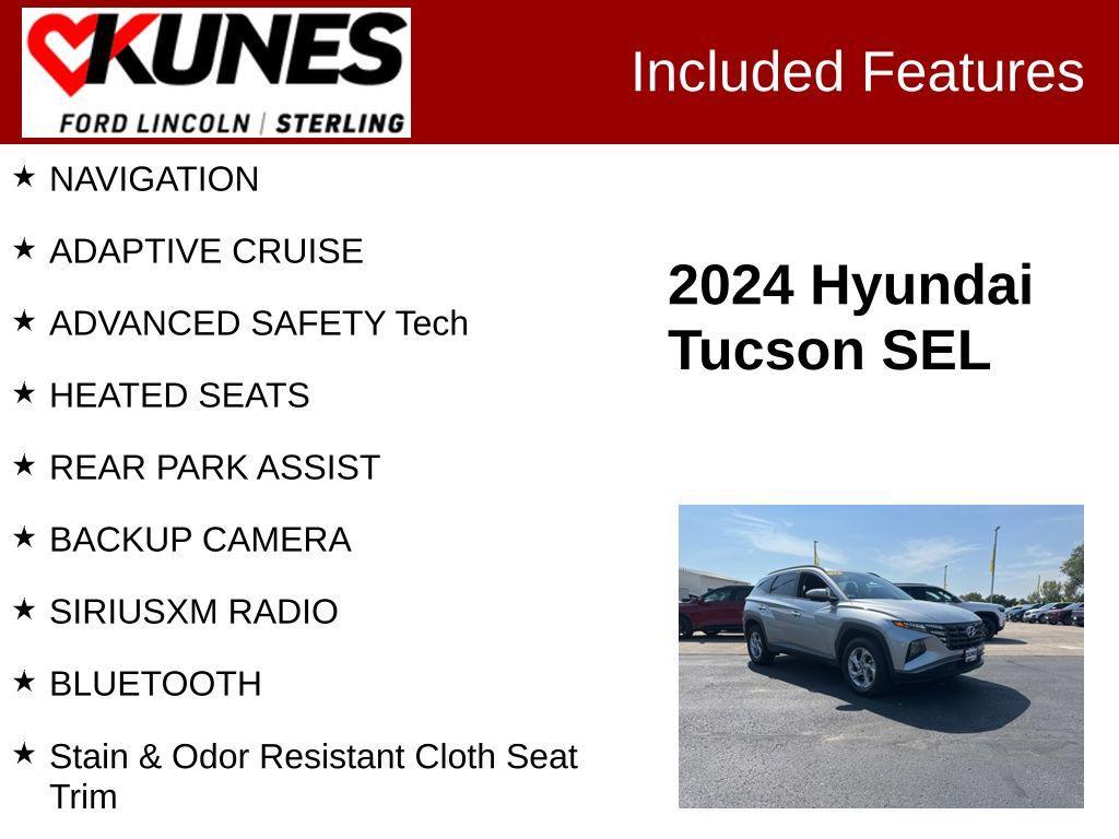 used 2024 Hyundai Tucson car, priced at $21,991