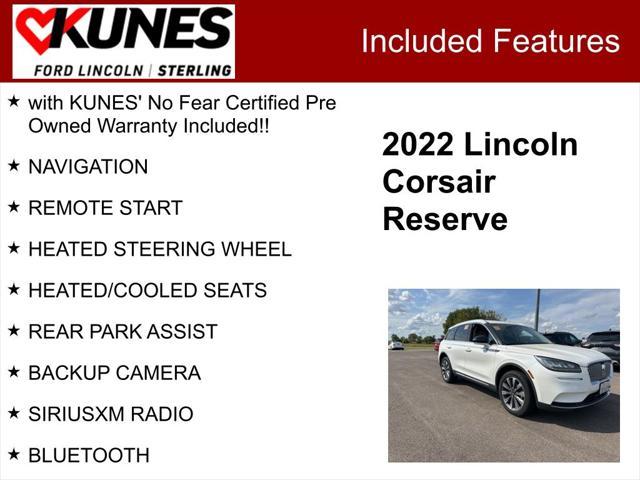 used 2022 Lincoln Corsair car, priced at $29,925