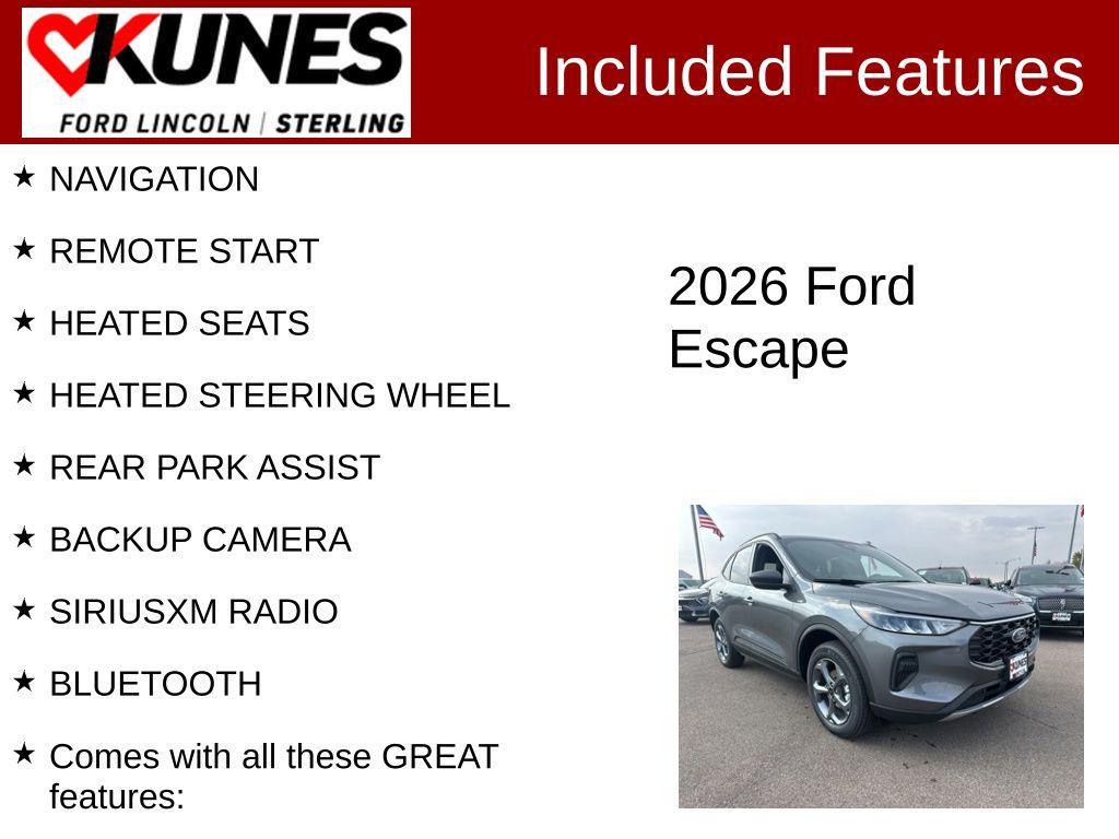new 2026 Ford Escape car, priced at $32,859