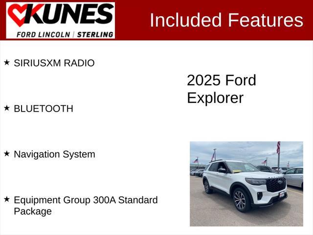 new 2025 Ford Explorer car, priced at $47,948