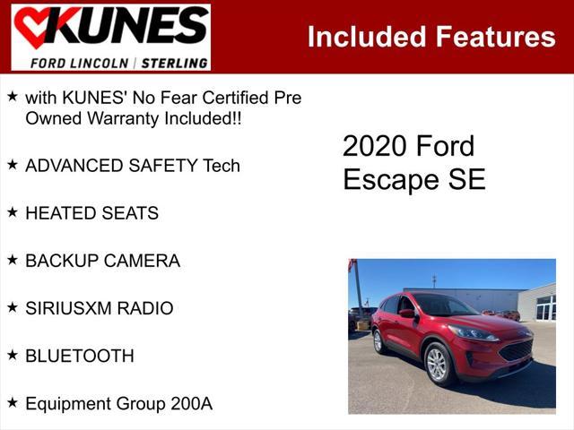 used 2020 Ford Escape car, priced at $16,829