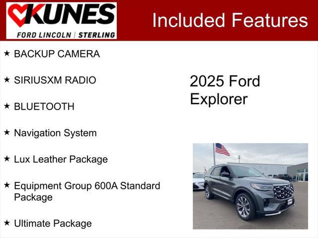 new 2025 Ford Explorer car, priced at $56,084