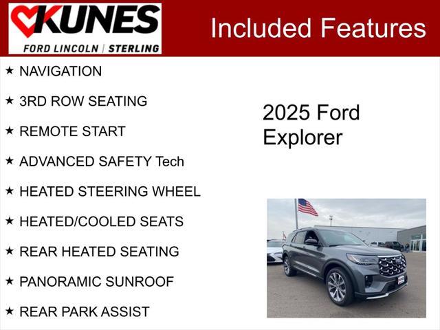 new 2025 Ford Explorer car, priced at $56,084