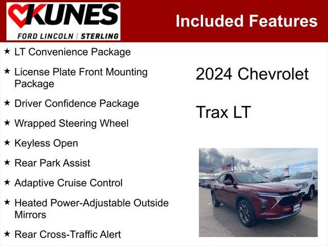 used 2024 Chevrolet Trax car, priced at $22,230