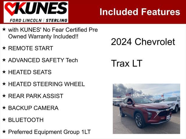 used 2024 Chevrolet Trax car, priced at $22,230