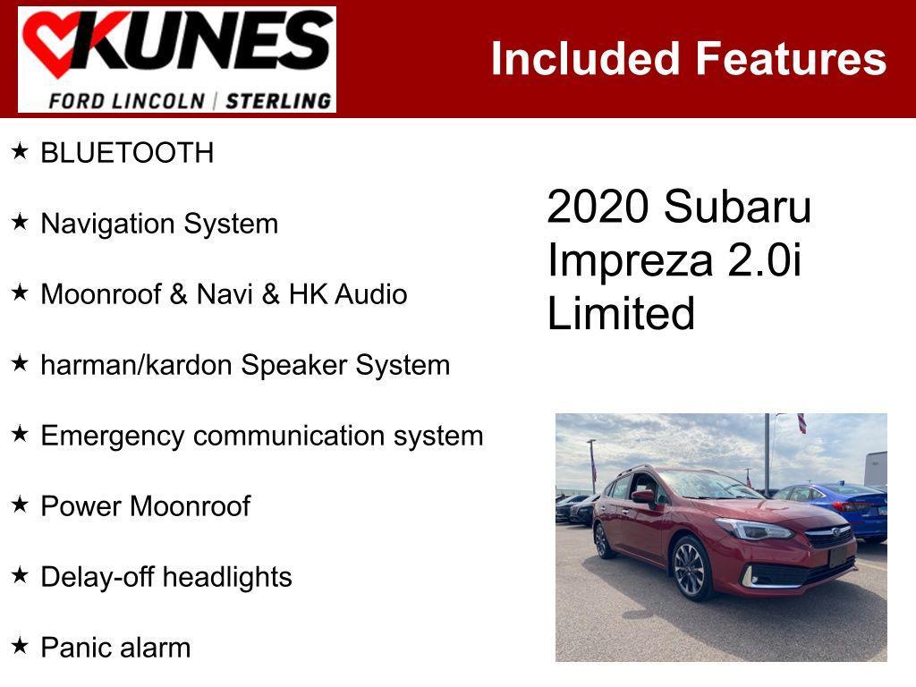 used 2020 Subaru Impreza car, priced at $18,974