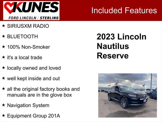 used 2023 Lincoln Nautilus car, priced at $36,995