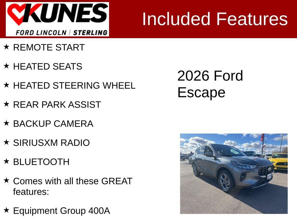 new 2026 Ford Escape car, priced at $31,847