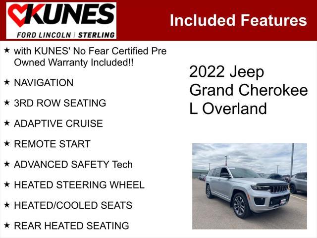 used 2022 Jeep Grand Cherokee L car, priced at $35,480
