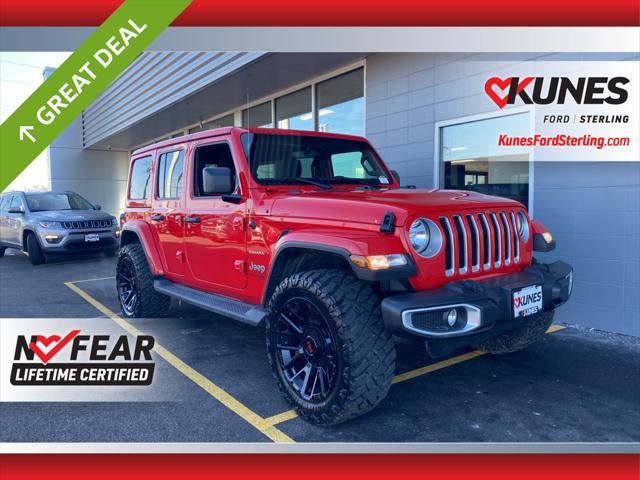 used 2021 Jeep Wrangler Unlimited car, priced at $33,395