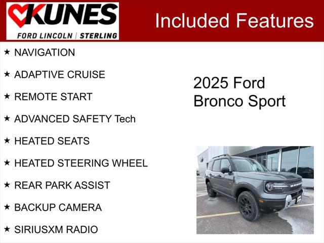 new 2025 Ford Bronco Sport car, priced at $40,955