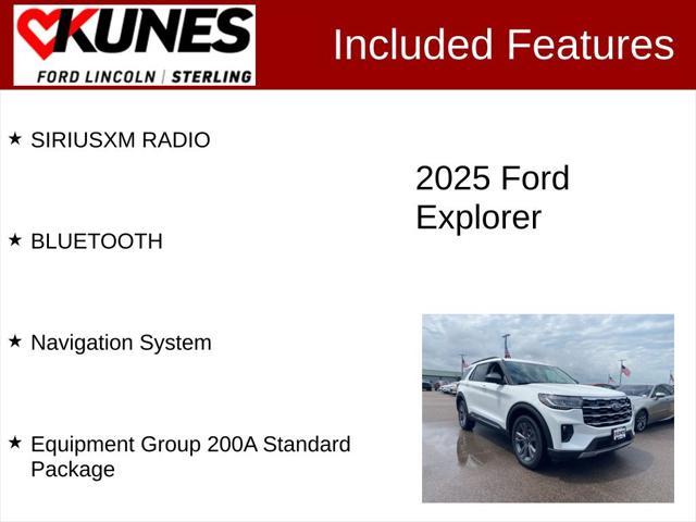 new 2025 Ford Explorer car, priced at $45,543