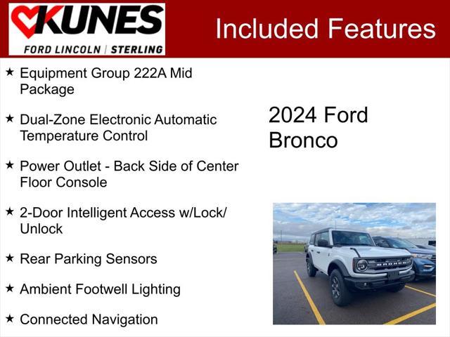 new 2024 Ford Bronco car, priced at $45,018