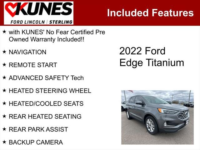 used 2022 Ford Edge car, priced at $20,220
