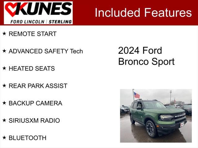 new 2024 Ford Bronco Sport car, priced at $32,815