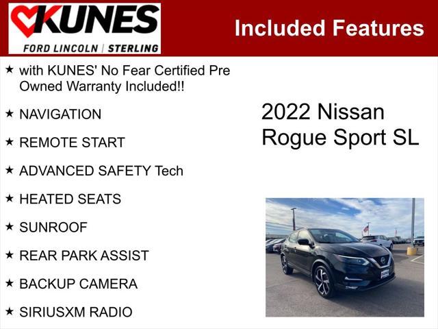 used 2022 Nissan Rogue Sport car, priced at $19,555