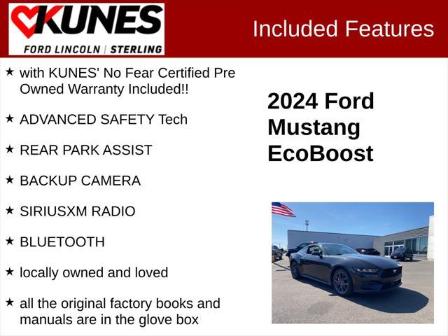 used 2024 Ford Mustang car, priced at $36,982
