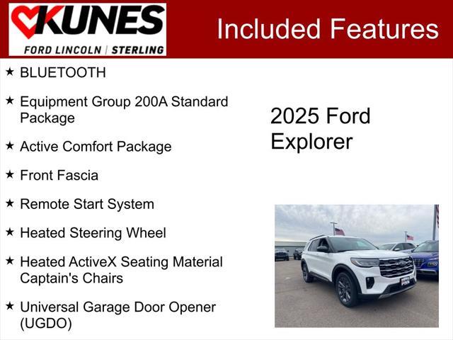 new 2025 Ford Explorer car, priced at $47,201