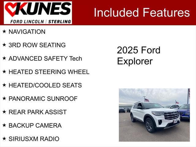 new 2025 Ford Explorer car, priced at $47,201