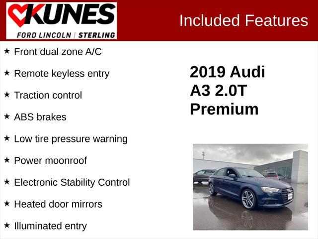 used 2019 Audi A3 car, priced at $20,607