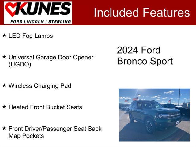 new 2024 Ford Bronco Sport car, priced at $30,760