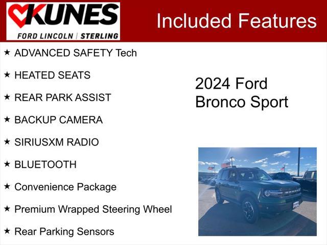 new 2024 Ford Bronco Sport car, priced at $30,760