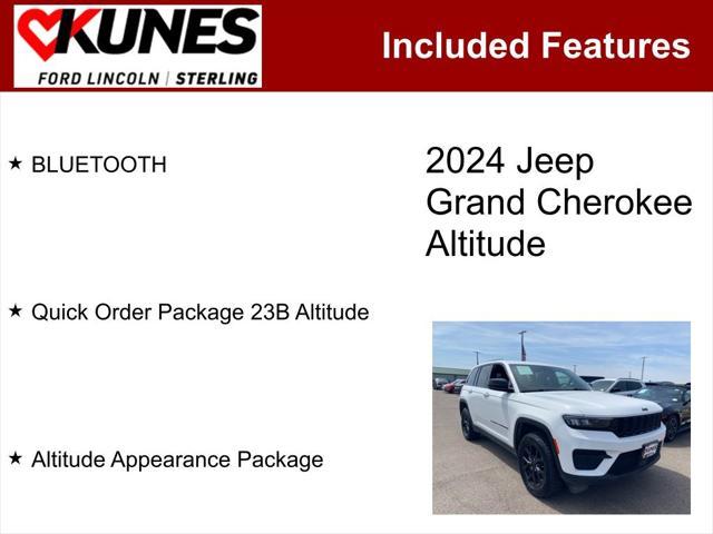 used 2024 Jeep Grand Cherokee car, priced at $34,463