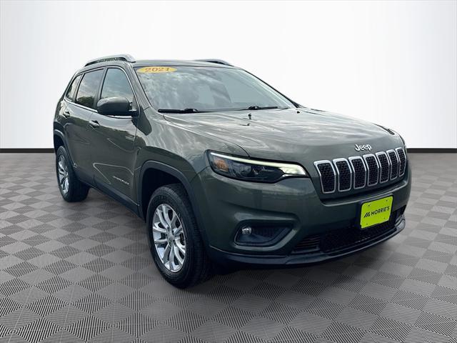 used 2021 Jeep Cherokee car, priced at $24,902