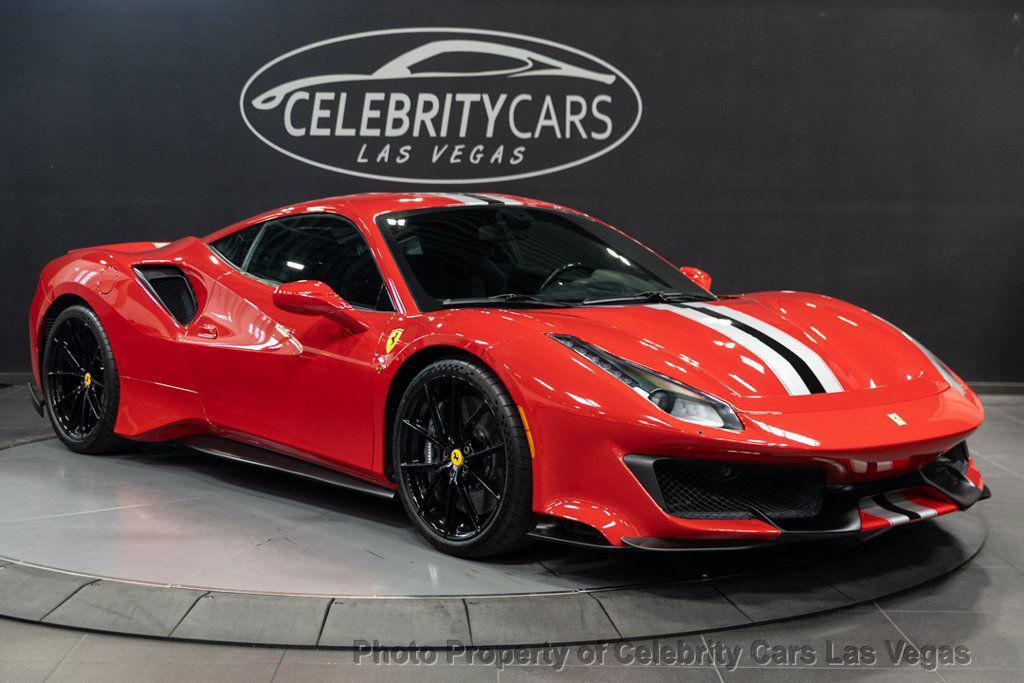 used 2020 Ferrari 488 Pista car, priced at $459,000