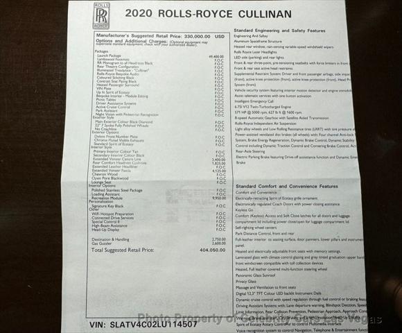 used 2020 Rolls-Royce Cullinan car, priced at $279,999