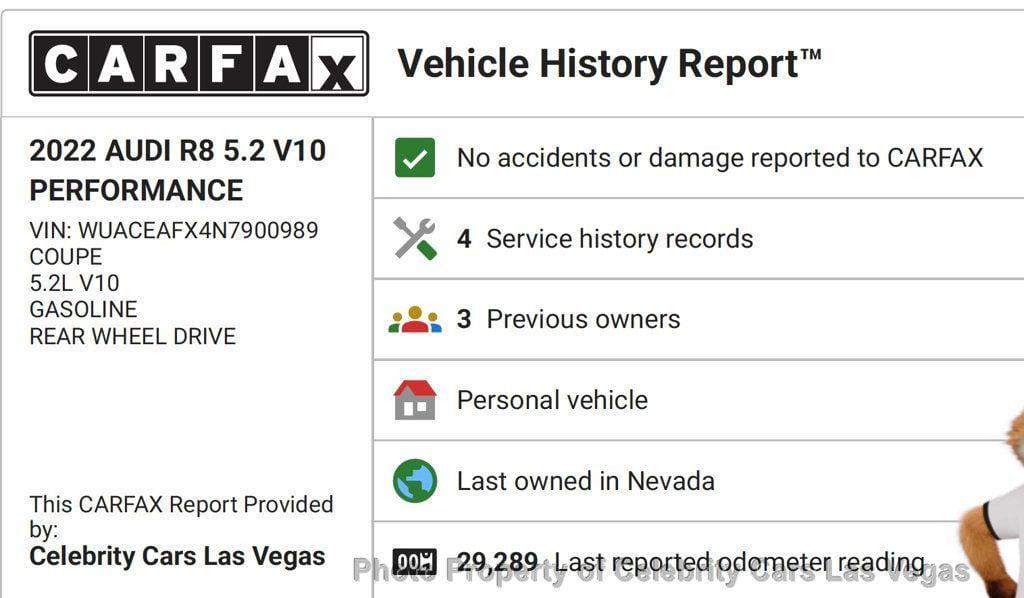 used 2022 Audi R8 car, priced at $145,999