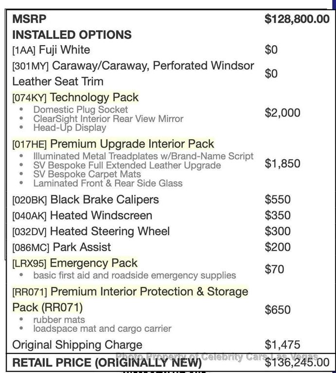 used 2023 Land Rover Range Rover car, priced at $109,999