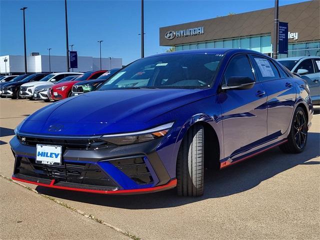 new 2025 Hyundai Elantra N car, priced at $34,335