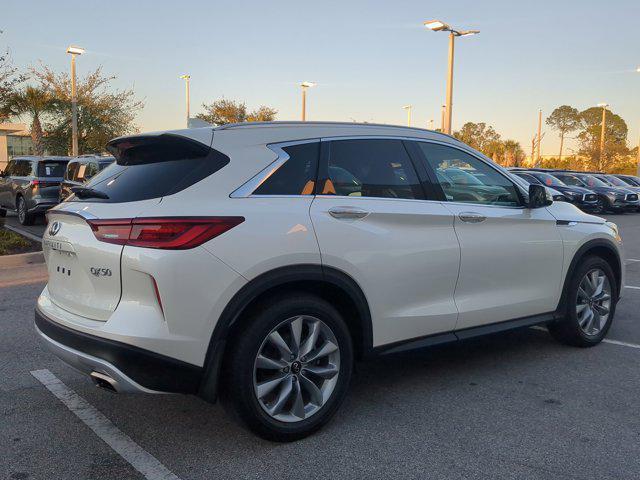 used 2022 INFINITI QX50 car, priced at $29,936