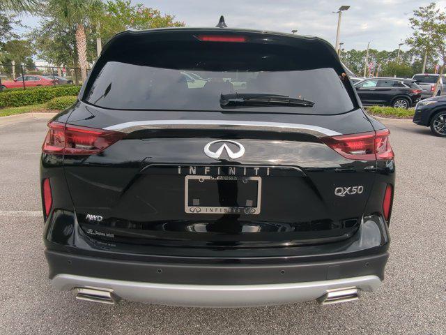 new 2025 INFINITI QX50 car, priced at $44,823