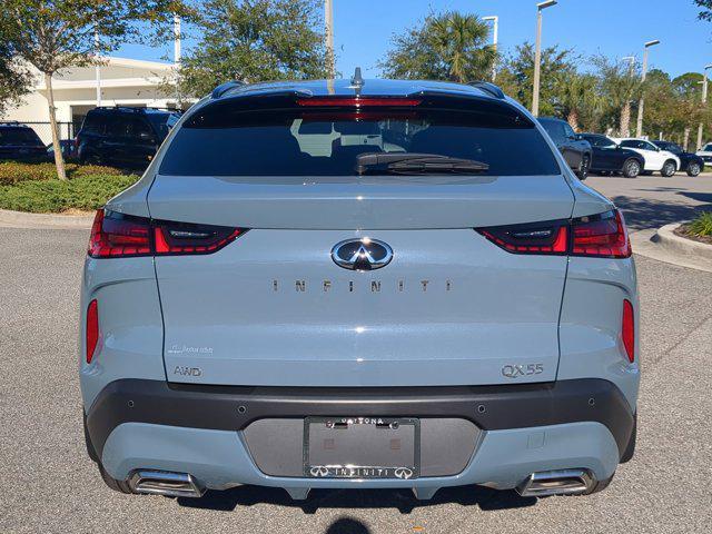 new 2025 INFINITI QX55 car, priced at $53,657