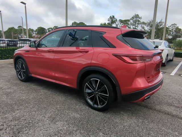 new 2025 INFINITI QX50 car, priced at $51,378