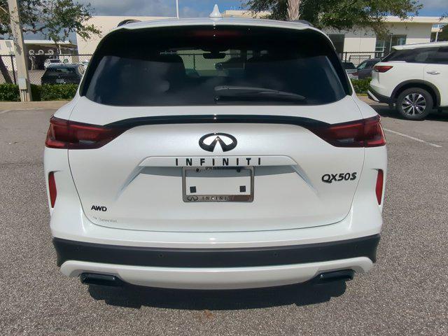 new 2025 INFINITI QX50 car, priced at $50,623