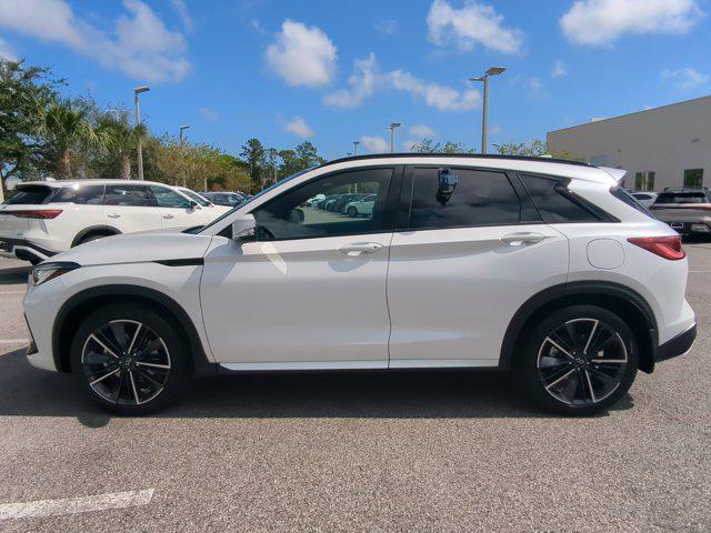 new 2025 INFINITI QX50 car, priced at $50,623