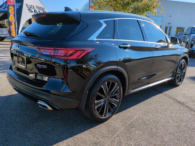 used 2022 INFINITI QX50 car, priced at $27,404