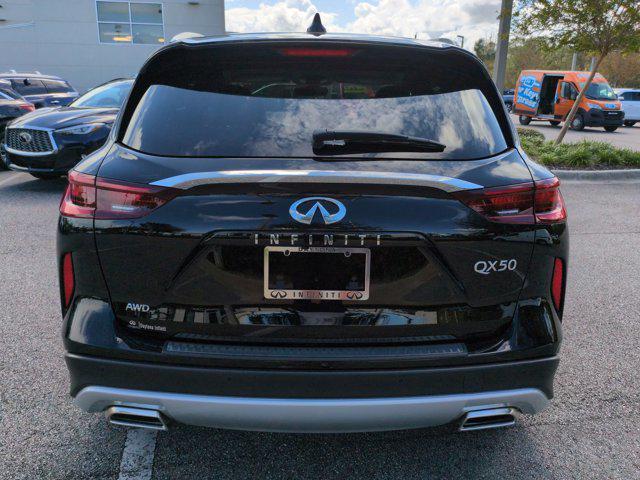 new 2025 INFINITI QX50 car, priced at $47,373