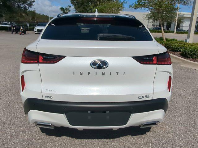 new 2025 INFINITI QX55 car, priced at $58,022