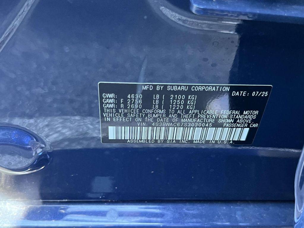 new 2025 Subaru Legacy car, priced at $30,661