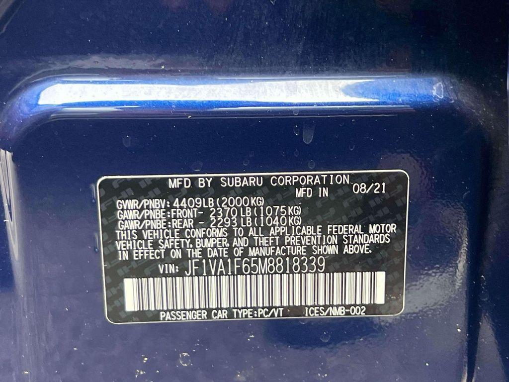 used 2021 Subaru WRX car, priced at $26,500