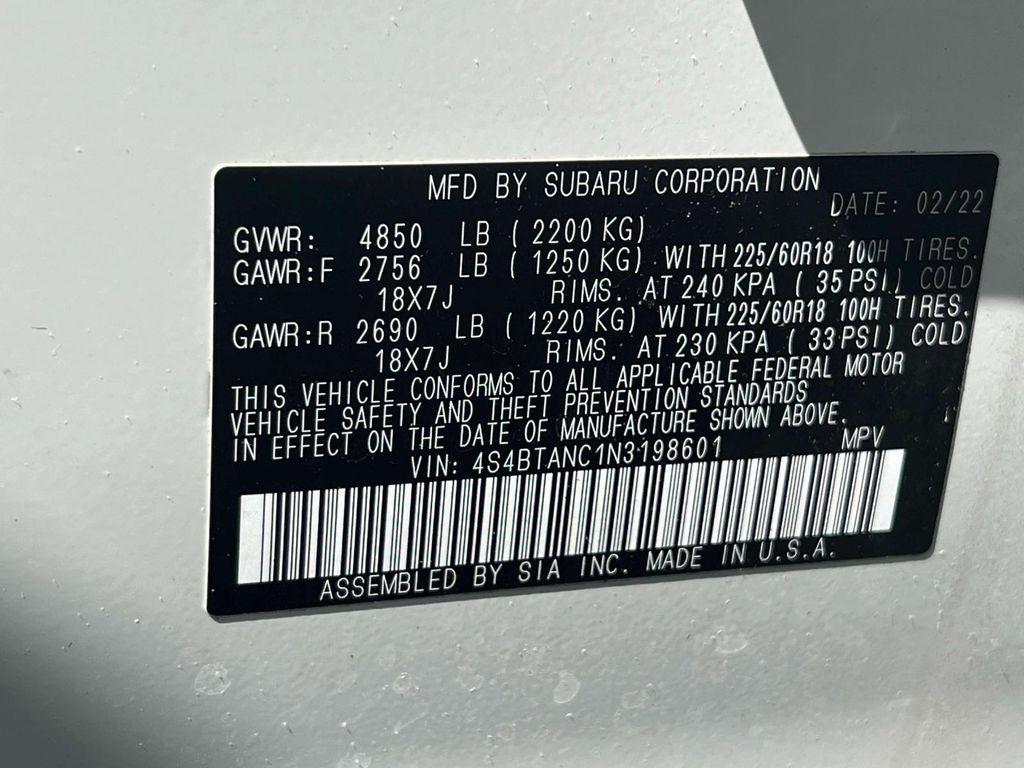 used 2022 Subaru Outback car, priced at $29,350