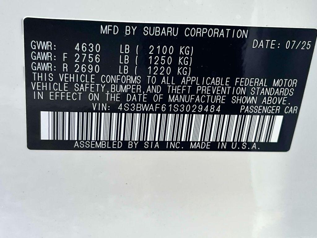 new 2025 Subaru Legacy car, priced at $33,412